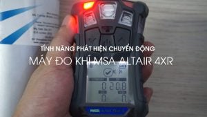 MSA Altair 4XR Gas detector: Video 7 – Motion Detection Test