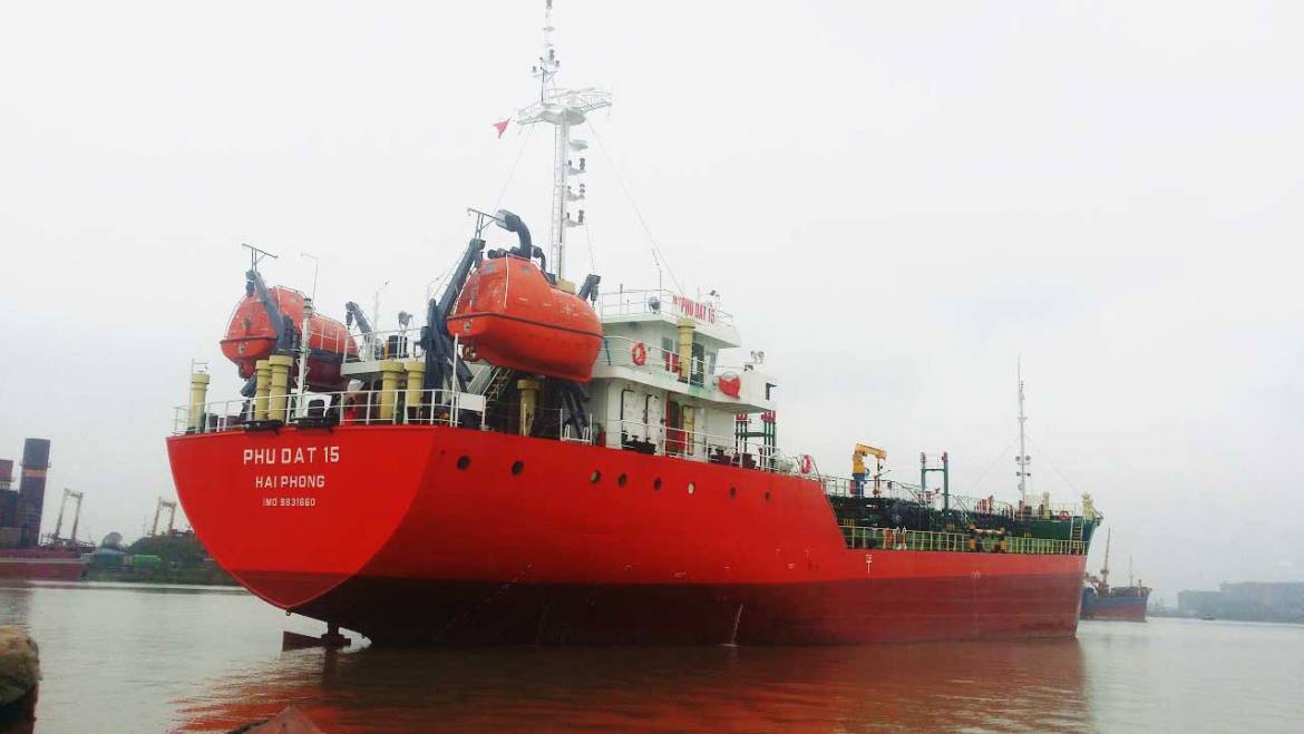 Dự án #Tàu chở dầu Phú Đạt 15