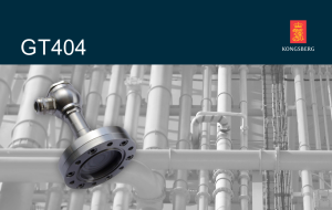 KONGSBERG GT404 – Cảm biến áp suất hàng hải cho đường ống phân phối hàng hóa